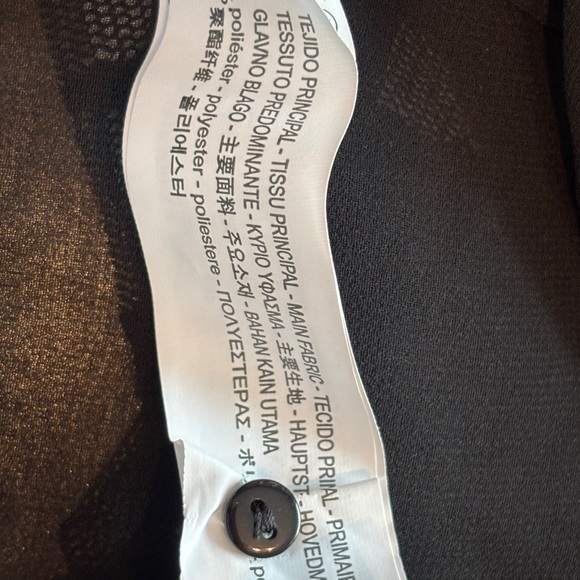 Zara Trafaluc Black Swiss Dot Mesh Tiered Sleeveless Top XS Sheer Romantic - Picture 5 of 11